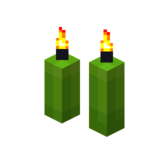 Две лаймовые свечи (горящие).png